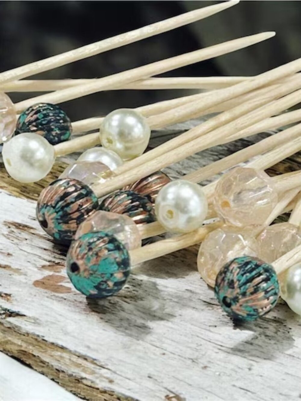 Wedding Pearl  | Wedding Picks | Appetizer Picks | Cupcake Toppers | Handmade